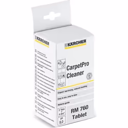 Nettoyant pour moquettes - KÄRCHER - RM 760 CarpetPro - 16 pastilles - pH 89 - Technologie I-capsol