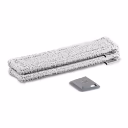 Kärcher 2.633-131.0, Chiffon de nettoyage, Kärcher, WV 2 Plus WV 2 Premium WV 2 Premium Plus WV 5 Premium, Gris, Microfibre, ...