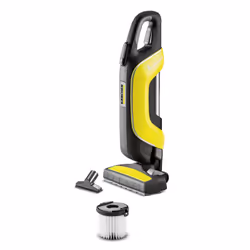 Kärcher VC 5 Cordless, Sec, Filtrage, Électronique, 69,4 dB, Sans sac, Noir, Jaune