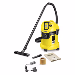 Kärcher 1.629-911.0, Sec, Noir, Jaune, 17 L, 2 m, 3,5 cm, 4 roue(s)