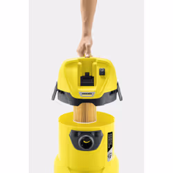 Kärcher 1.629-911.0 dépoussiéreur Noir, Jaune 17 L 300 W - Vue supplémentaire 4