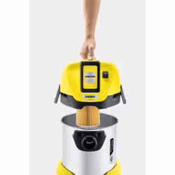 Kärcher 1.629-951.0 dépoussiéreur Noir, Jaune 17 L 300 W - Vue supplémentaire 4
