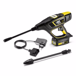 Kärcher KHB 5 Battery Set, Compact, Batterie, Pression moyenne, Noir, Jaune, 200 l/h, 24 bar