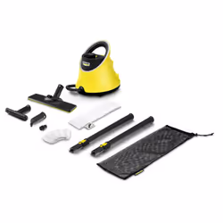 Kärcher SC 2 Deluxe EasyFix, Nettoyeur vapeur traineau, 1 L, Noir, Jaune, 4 m, 2 m, 1500 W