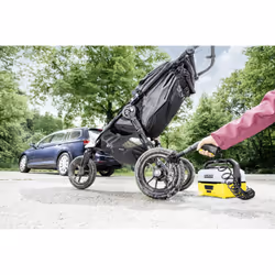 Kärcher OC 3 + Adventure Nettoyeur haute pression Compact Batterie 120 l/h Noir, Jaune