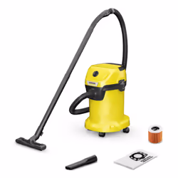 Karcher AG WD 3 V-19/4/20, 1000 W, Aspirateur réservoir cylindrique, Sec&humide, Sans sac, 19 L, Tissu