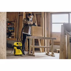Kärcher WD 3 P V-17/4/20 Noir, Jaune 17 L 1000 W