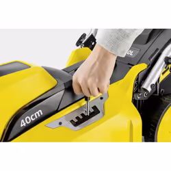 Kärcher 1.444-452.0 tondeuse à gazon Marcher derrière un tracteur tondeuse Batterie Noir, Jaune