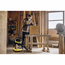 Kärcher WD 5 P S V-25/5/22 Noir, Acier inoxydable, Jaune 25 L 1100 W