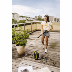 Kärcher K Mini Nettoyeur haute pression Compact Electrique 360 l/h 1400 W Noir, Jaune