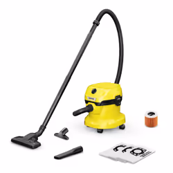 Kärcher WD 2 PLUS V-12/6/18/C HOME, 1000 W, Aspirateur sans sac, Sec&humide, Sac à poussière, 12 L, Filtrage