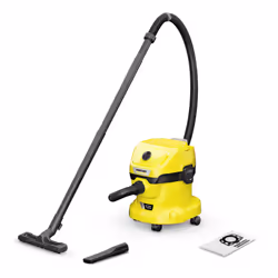 Kärcher WD 2-18, 225 W, Aspirateur sans sac, Sec&humide, Sans sac, 12 L, Tissu, mousse