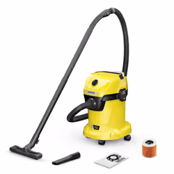 Kärcher WD 3-18, 225 W, Aspirateur sans sac, Sec&humide, Sans sac, 17 L, Tissu