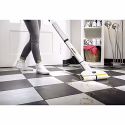 Kärcher EWM 2 Aspirateur balai Batterie Humide Noir, Blanc, Jaune 2,5 Ah - Vue supplémentaire 5