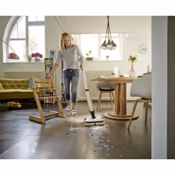 Kärcher FC 7 CORDLESS Electric broom Batterie Humide Sans sac Noir, Blanc, Jaune 2,85 Ah
