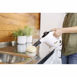 Kärcher SC 1 Nettoyeur vapeur traineau 1200 W Noir, Blanc - Vue supplémentaire 4