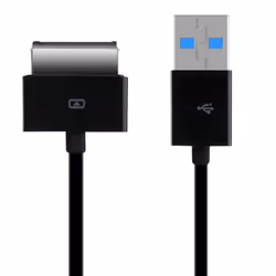 kwmobile Câble de chargement pour Asus EEE Pad Transformer TF101 / TF300 / TF201 / TF700 en noir