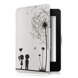 kwmobile 23136.11 étui pour lecteur d'e-book 6" Folio porte carte Noir, Blanc