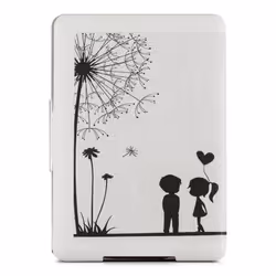 kwmobile 23136.11 étui pour lecteur d'e-book 6" Folio porte carte Noir, Blanc