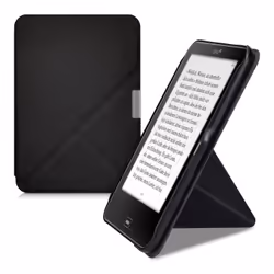 kwmobile 34451.01, Folio porte carte, Noir, Tolino, Simili-cuir, Vision 1 / 2 / 3 / 4 HD, Résistant aux chocs, Résistant aux  ...