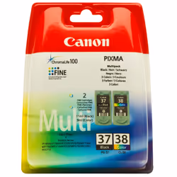 Canon PG-37/CL-38, Encre à pigments, 2 pièce(s), Multi pack