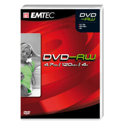 Emtec DVD-RW 4,7GB 4X VB 5P 4,7 Go 1 pièce(s)
