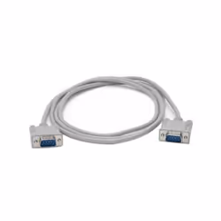 Zebra SERIAL INTERFACE CABLE 6IN (DB-9 TO DB-9), Gris, 1,8 m, DB-9, DB-9, Mâle, Mâle