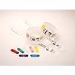 Zebra Clips for use with QuickClip Wristbands, Jaune, 275 pièce(s)