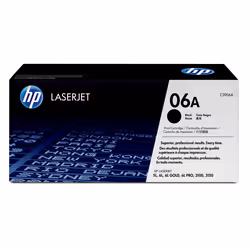HP 06A Black Original LaserJet Toner Cartridge, 2500 pages, Noir, 1 pièce(s)