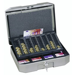 Durable €UROBOXX caisse enregistreuse Métal Gris