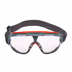 3M 7100074368, Lunettes de sécurité, Gris, Rouge, Transparent, Polycarbonate, Boîte, 10 pièce(s)