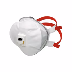 Les masques respiratoires coques jetables série 8835+ FFP3 avec soupape de 3M sont équipés d'éléments filtrants empêchant le ...