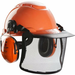 3M - Pack forestier Peltor avec casque anti-bruit - visière et harnais