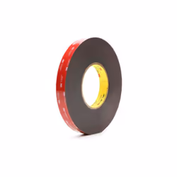 Présentation : Adhésif double face 3M VHB 595F - 19 mm x 11 m - Noir , idéal pour assembler une grande variété de surfaces en ...