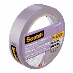 3M Ruban de masquage premium Surfaces Délicates Scotch 2080, Ruban de masquage pour peintre, Bois, 60 jour(s), 41 m, 24 mm