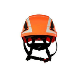 3M X5007V-CE Équipement de sécurité pour la tête Synthétique ABS Orange