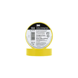 3M - Ruban Adhésif Temflex™ 155 pvc 19mm x 20m 7100184744 Jaune
