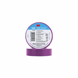 Le Ruban Adhésif Temflex™ 165 en PVC est un ruban de 0.15mm d'épaisseur. La largeur de la bande est de 19mm et le rouleau a u ...