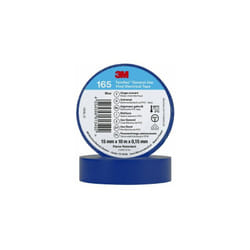 3M - Ruban isolant Temflex en Vinyle Bleu 10m x 15mm x 0.152mm ( Prix pour 1 )