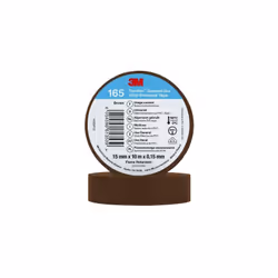 Couleur = Marron Largeur = 15mm Longueur = 10m Matériau du support = Vinyle Epaisseur = 0.152mm Nom commercial = Temflex 165