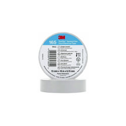 3M - Ruban isolant Temflex 165 en Vinyle Blanc 10m x 15mm x 0.152mm ( Prix pour 1 )
