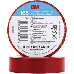 3M - 165RD5E Ruban isolant rouge (l x l) 20 m x 19 mm 1 pc(s) V064113