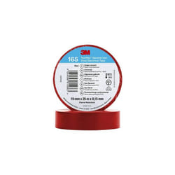 Temflex 165 165RD6E ruban isolant temflex 165 rouge (l x l) 25 m x 19 mm 1 pc(s) - 3M