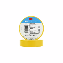 3M TEMFLEX© 165 165YL6E RUBAN ISOLANT TEMFLEX© 165 JAUNE (L X L) 25 M X 19 MM 1 PC(S)