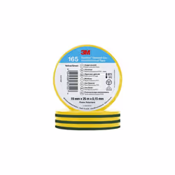 3M TEMFLEX© 165 165YG6E RUBAN ISOLANT TEMFLEX© 165 JAUNE (L X L) 25 M X 19 MM 1 PC(S)