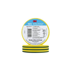 3M - temflex 165 165YG6E ruban isolant temflex 165 jaune (l x l) 25 m x 19 mm 1 pc(s)