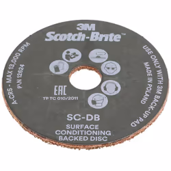 Type de disque = Disque de ponçage Matériau abrasif = Oxyde d'aluminium Qualité = Gros Disque de conditionnement de surface S ...