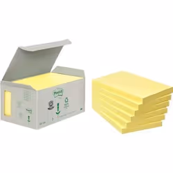 3M 6551B, Rectangle, Jaune, Papier, 100%, 127 mm, 76 mm