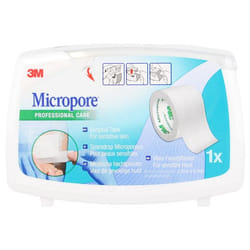 3M Micropore Professional Care Sparadrap Microporeux 2,5 cm x 9,14 m