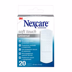 Nexcare 7100225020, 2,5 x 7,2 cm, 20 pièce(s), Rectangulaire, Blanc